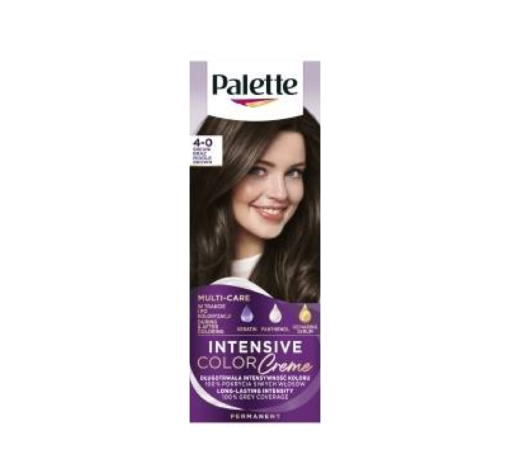 Palette Intensive Color Cream Hair Color 4-0 Medium Brown