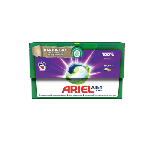 Ariel Liquid Tabs Color+ 20 Units
