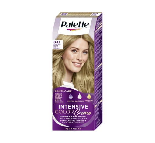 Palette Intensive Color Cream Hair Color8-0 Light Blonde