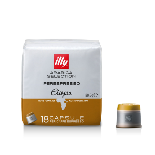Illy Caps Iperespresso Home Arabica Sel Etiopia 18 Pcs