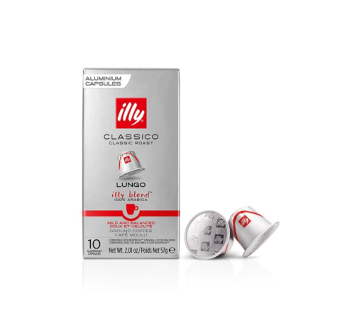 Illy Compatible Caps Classic Long 10 Pcs