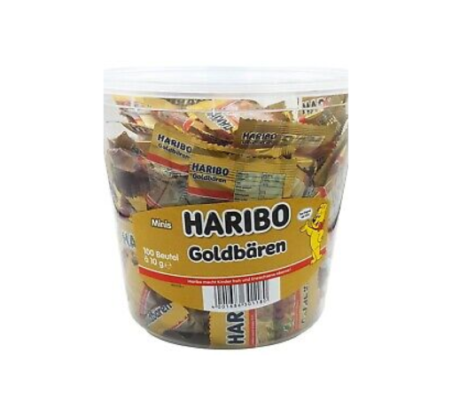 Haribo Minis In Bucket 100pcs – 980 g