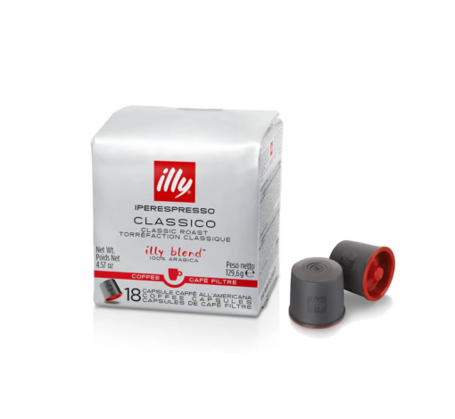 Illy Caps Iperespresso Home Filter Coffee Classic 18 Pcs