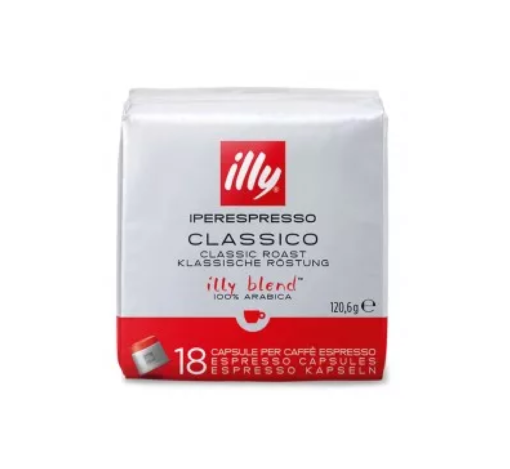 Illy Caps Iperespresso Home Classic 18 Pcs