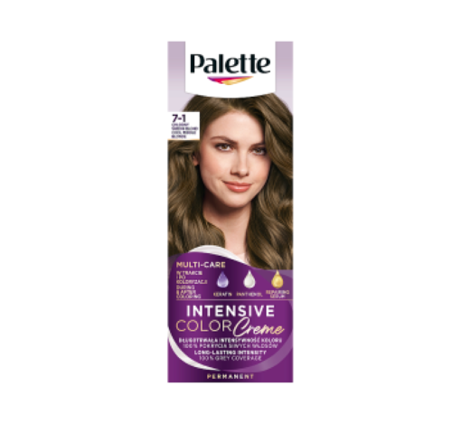 Palette Intensive Color Cream Hair Color 7-1 Ash Blond