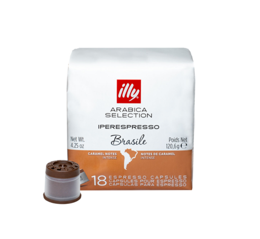 Illy Caps Iperespresso Home Arabica Sel Brasile 18 Pcs